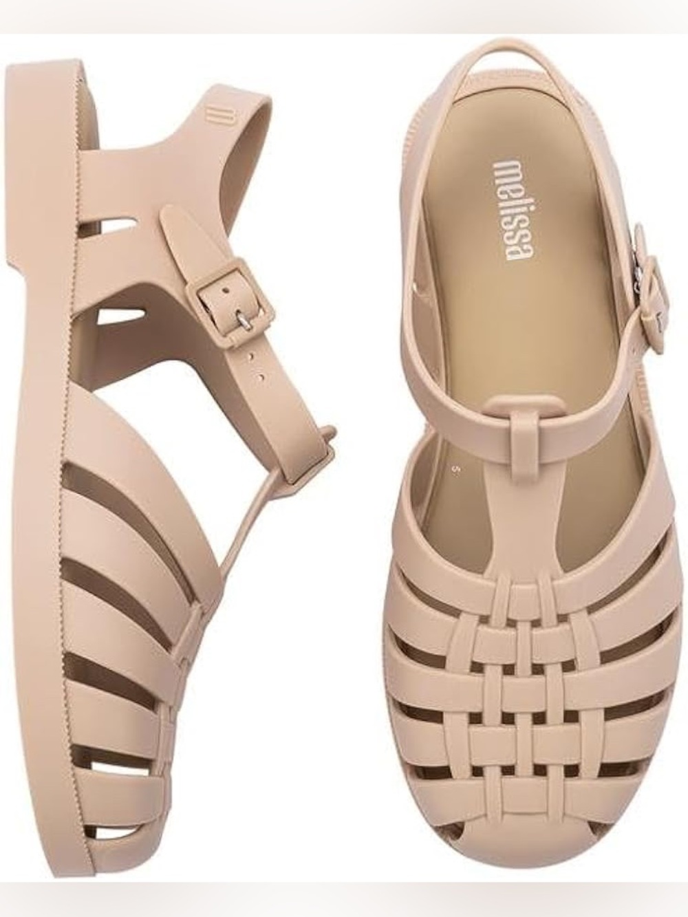MELISSA Possession Scented Jelly shoes Women’s Size 8 Beige - Picture 13 of 13